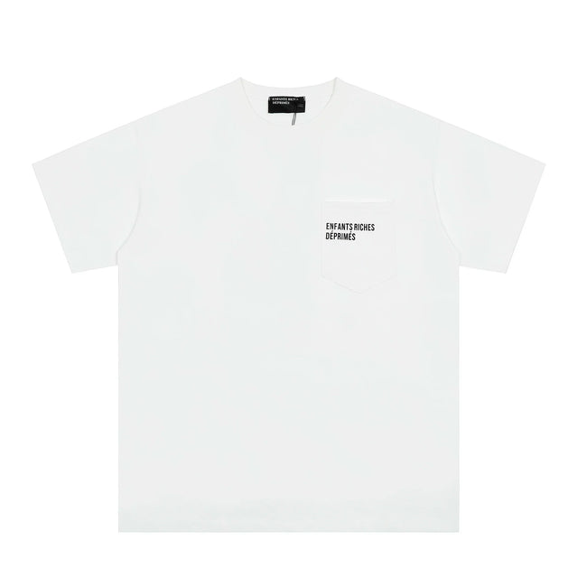 Enfants Riches Déprimés Chest Pocket Logo T-Shirt - White Hover Image