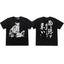 Enfants Riches Déprimés Japanese Calligraphy & Illustration T-Shirt - Black