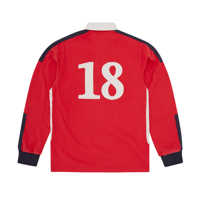 PANELLED RUGBY [RED] Main Image