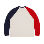 RTW STAR RAGLAN LS [NAVY/RED]