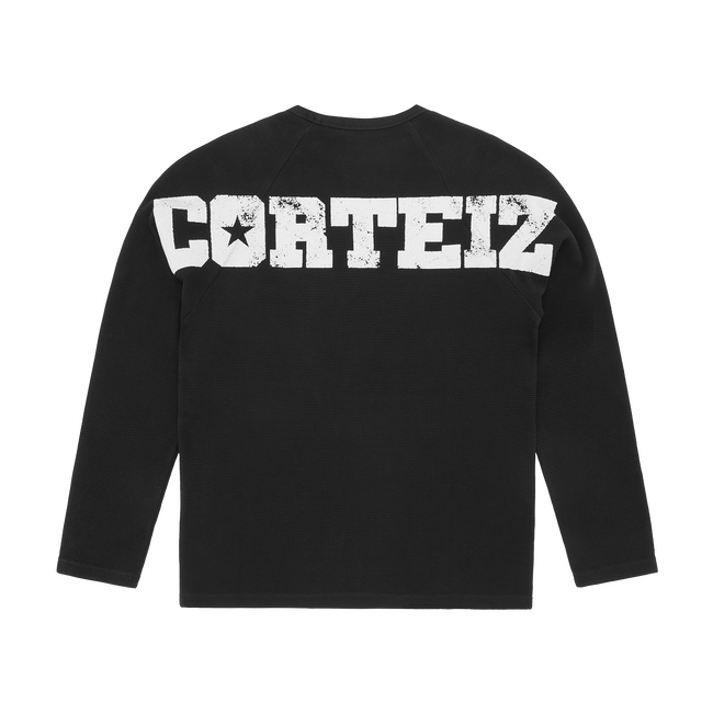 STAR RAGLAN WAFFLE THERMAL [BLACK] Hover Image