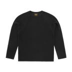 STAR RAGLAN WAFFLE THERMAL [BLACK]